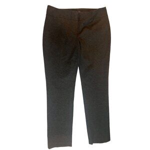 Vince Camuto Straight Leg Ankle Pants High Rise Stretch Heather Olive Size 12